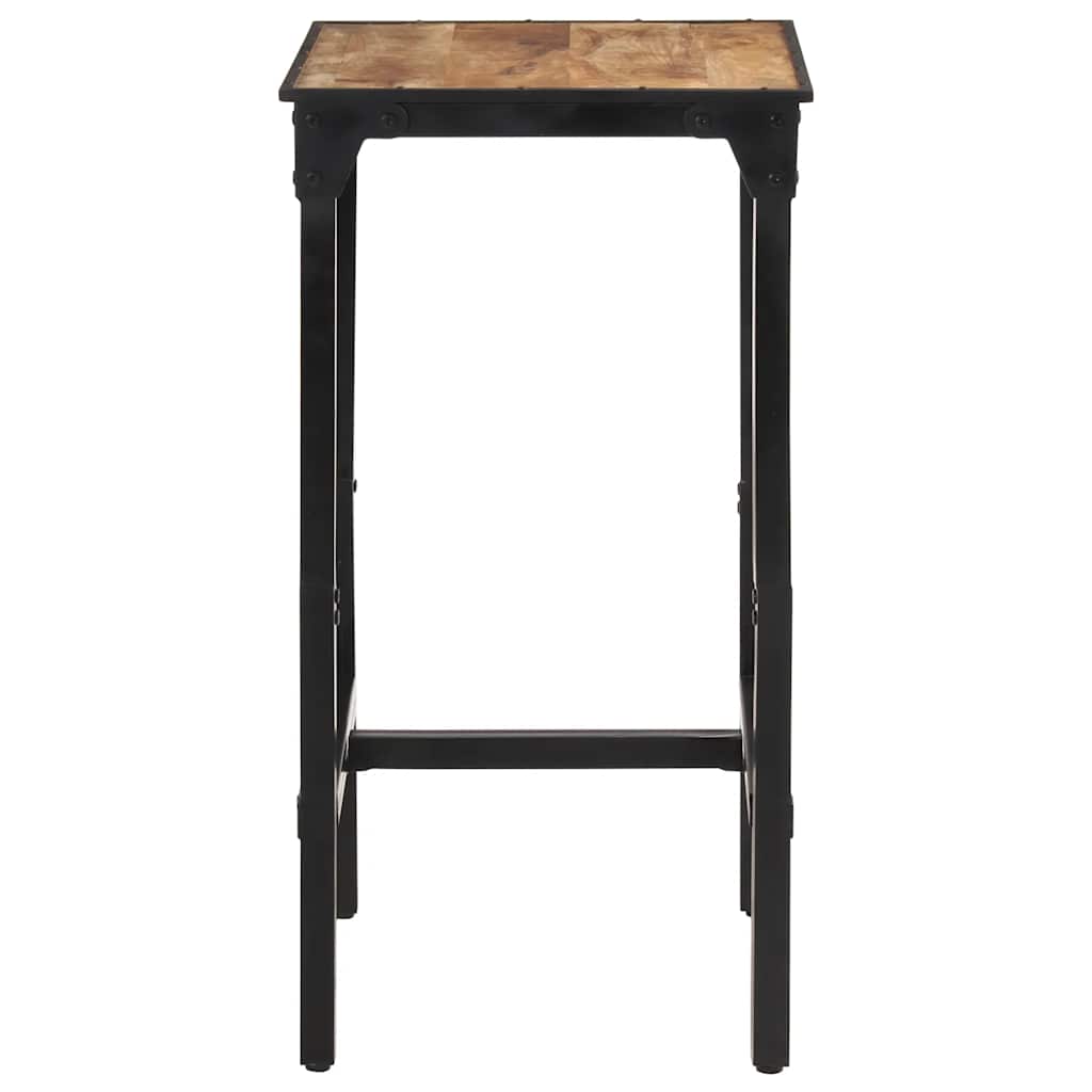 vidaXL Stolik barowy, 60x55x107 cm, surowe drewno mango