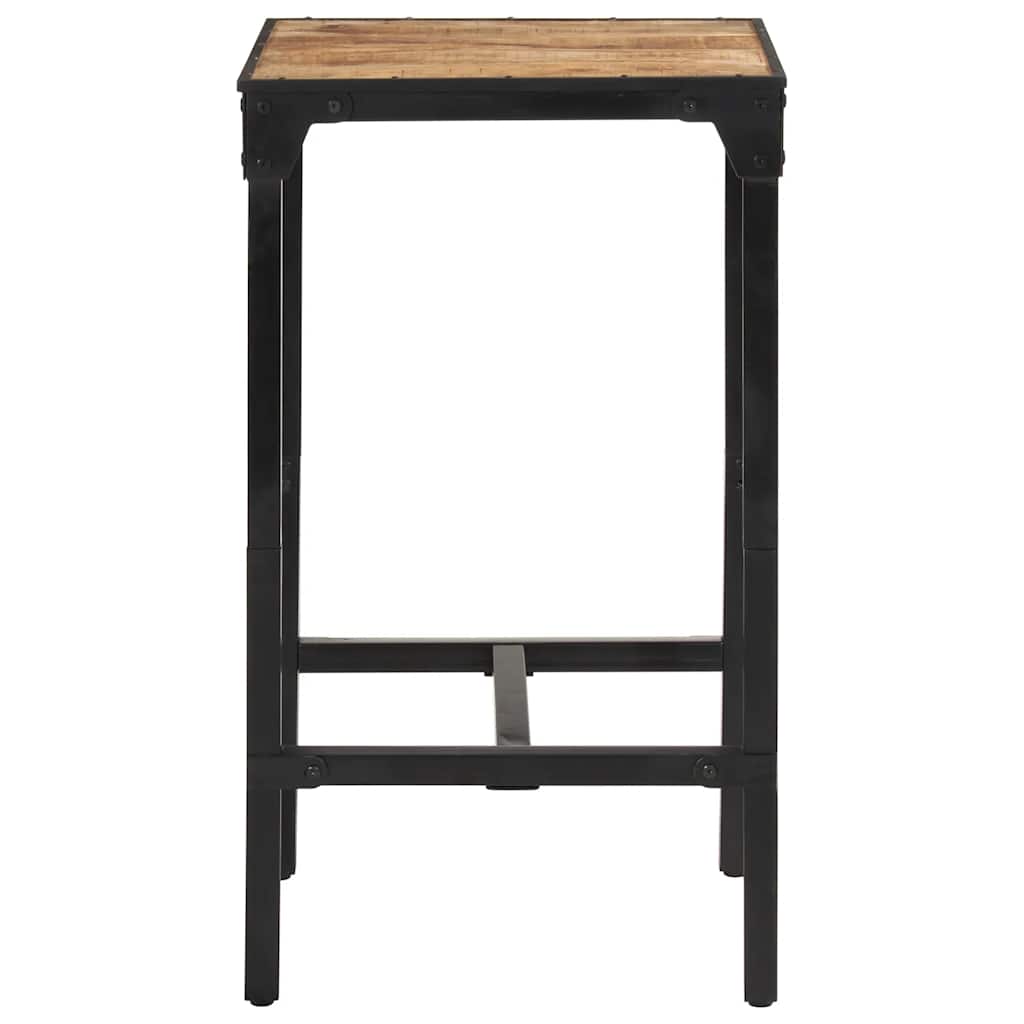 vidaXL Stolik barowy, 60x55x107 cm, surowe drewno mango