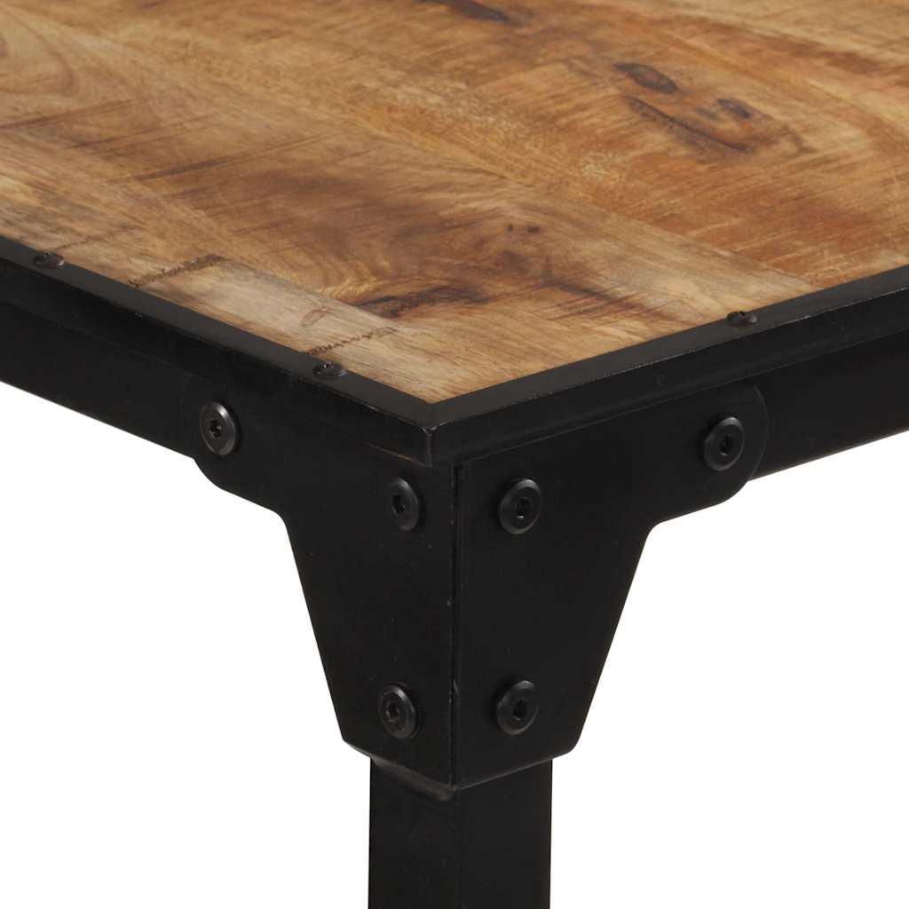 vidaXL Stolik barowy, 60x55x107 cm, surowe drewno mango