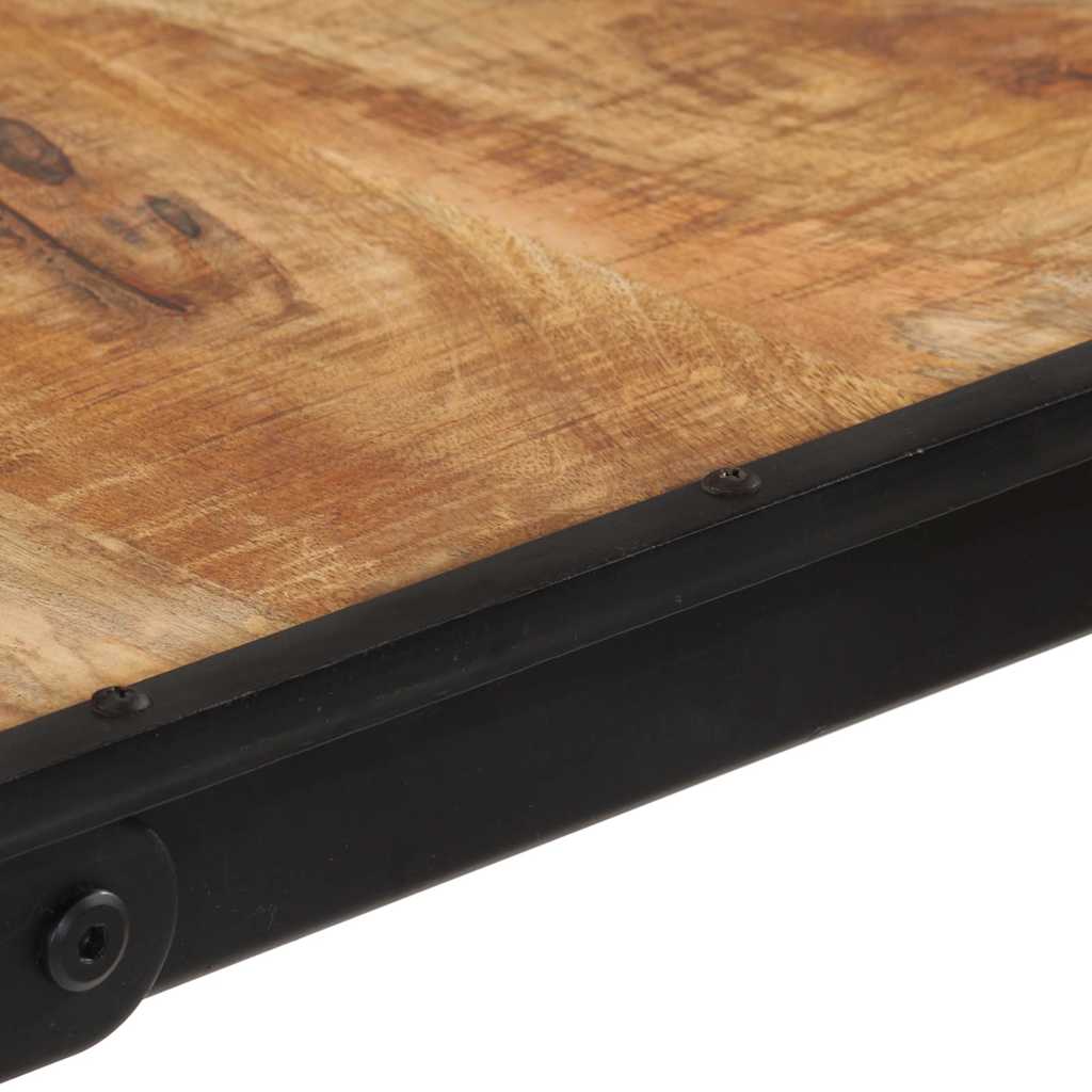 vidaXL Stolik barowy, 60x55x107 cm, surowe drewno mango