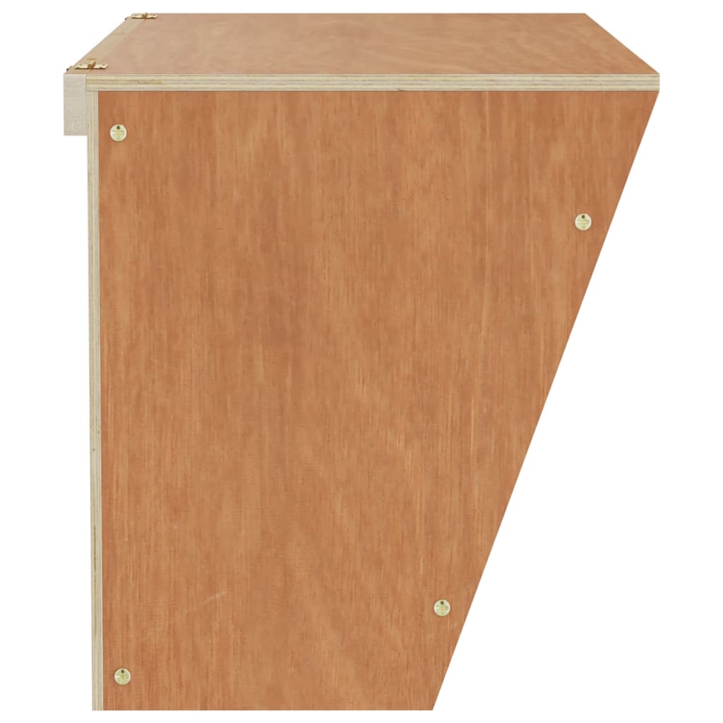 vidaXL Paśnik dla królika, 37x18,5x23 cm, lite drewno jodłowe
