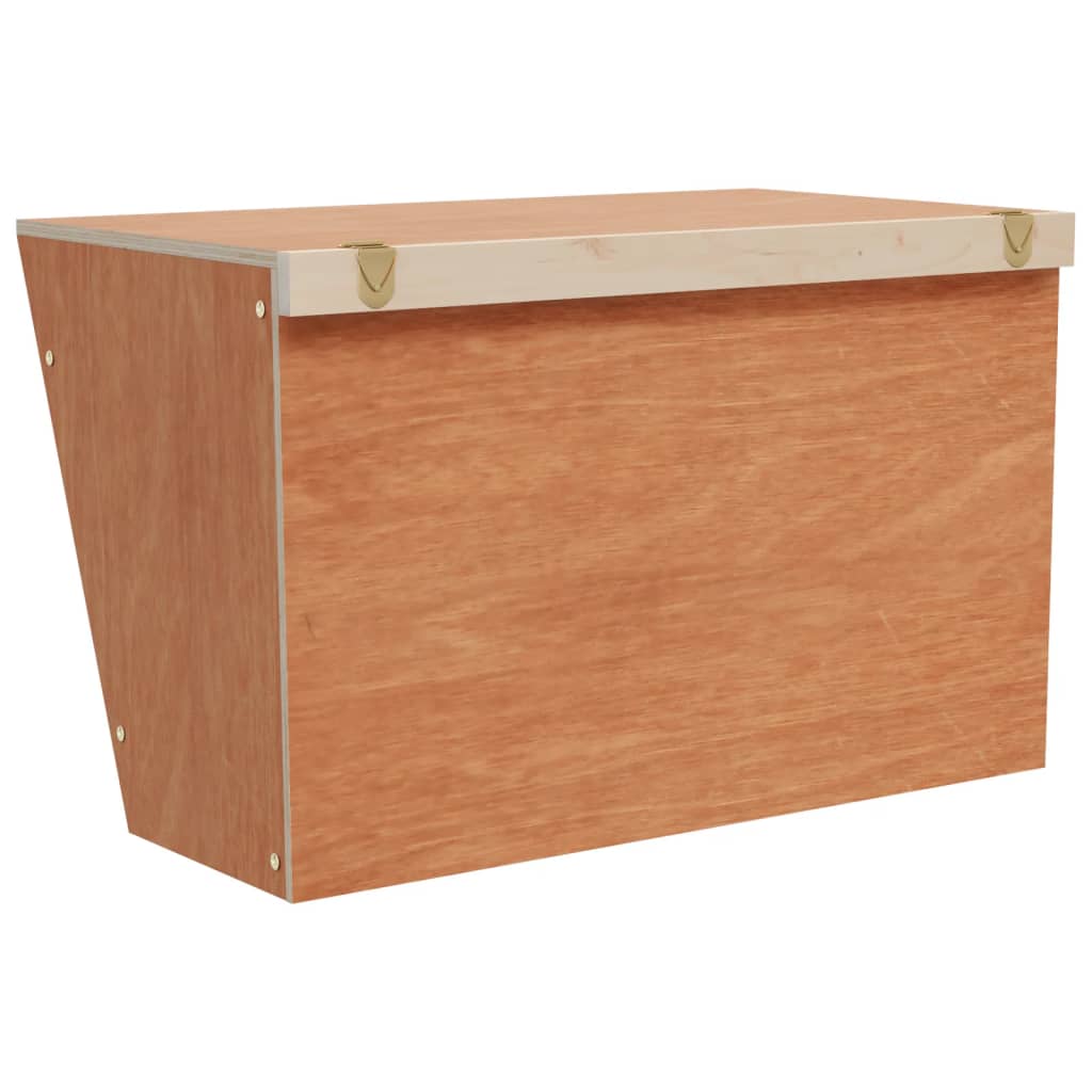 vidaXL Paśnik dla królika, 37x18,5x23 cm, lite drewno jodłowe