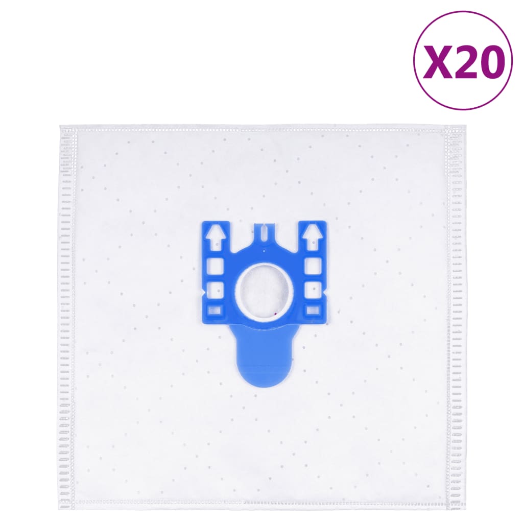 vidaXL Worki do odkurzaczy Miele typu GNH, 20 szt.