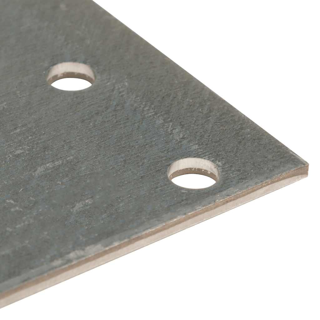 vidaXL Płytki perforowane, 20 szt., 2 mm, 300x80 mm, stal ocynkowana