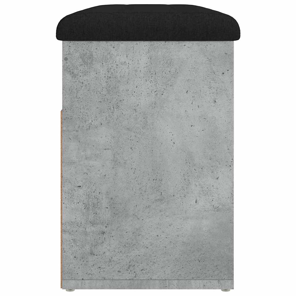 vidaXL Ławka na buty, szarość betonu, 82x32x45,5 cm