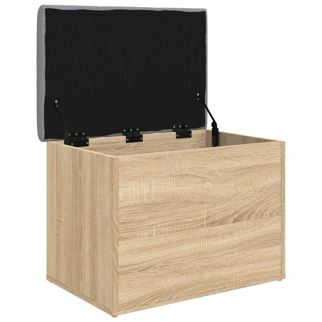 vidaXL Ławka ze schowkiem Sonoma Oak 62x42x45 cm Drewno konstrukcyjne