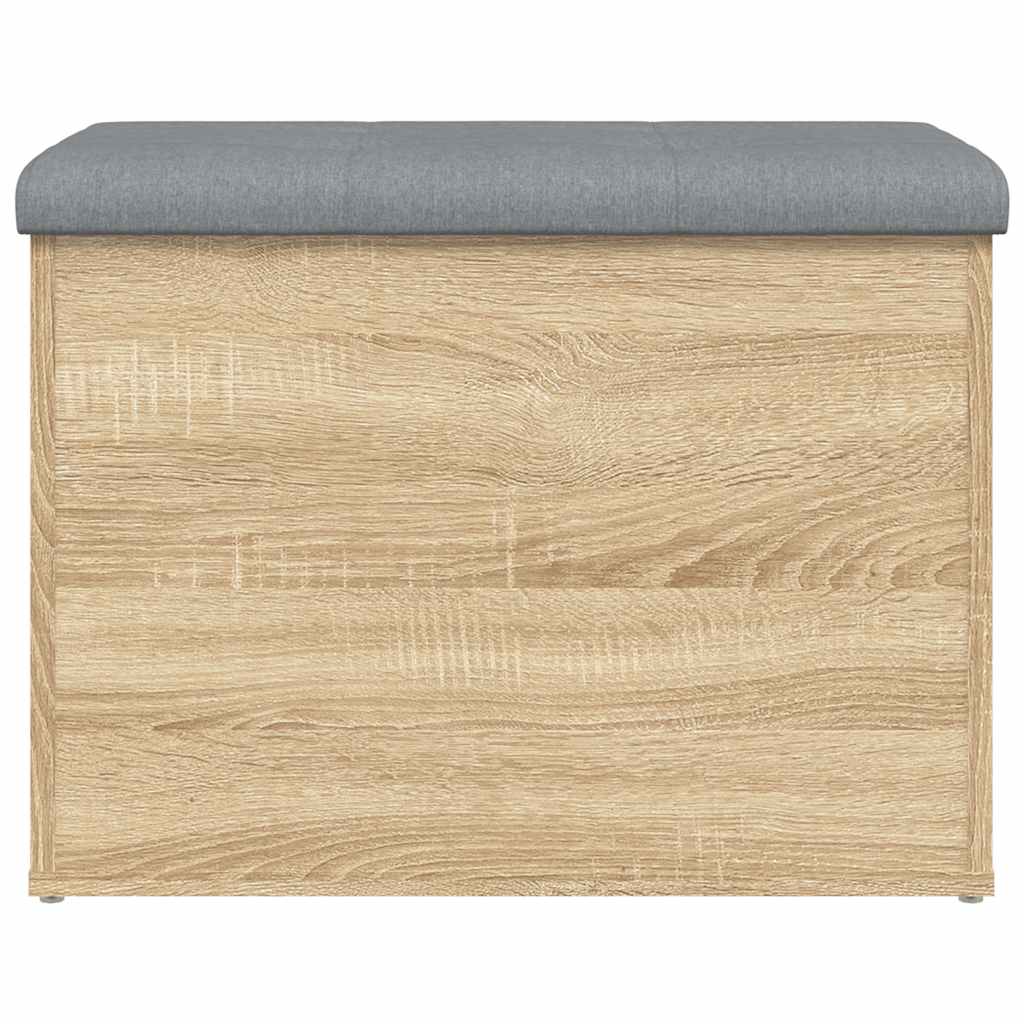 vidaXL Ławka ze schowkiem Sonoma Oak 62x42x45 cm Drewno konstrukcyjne