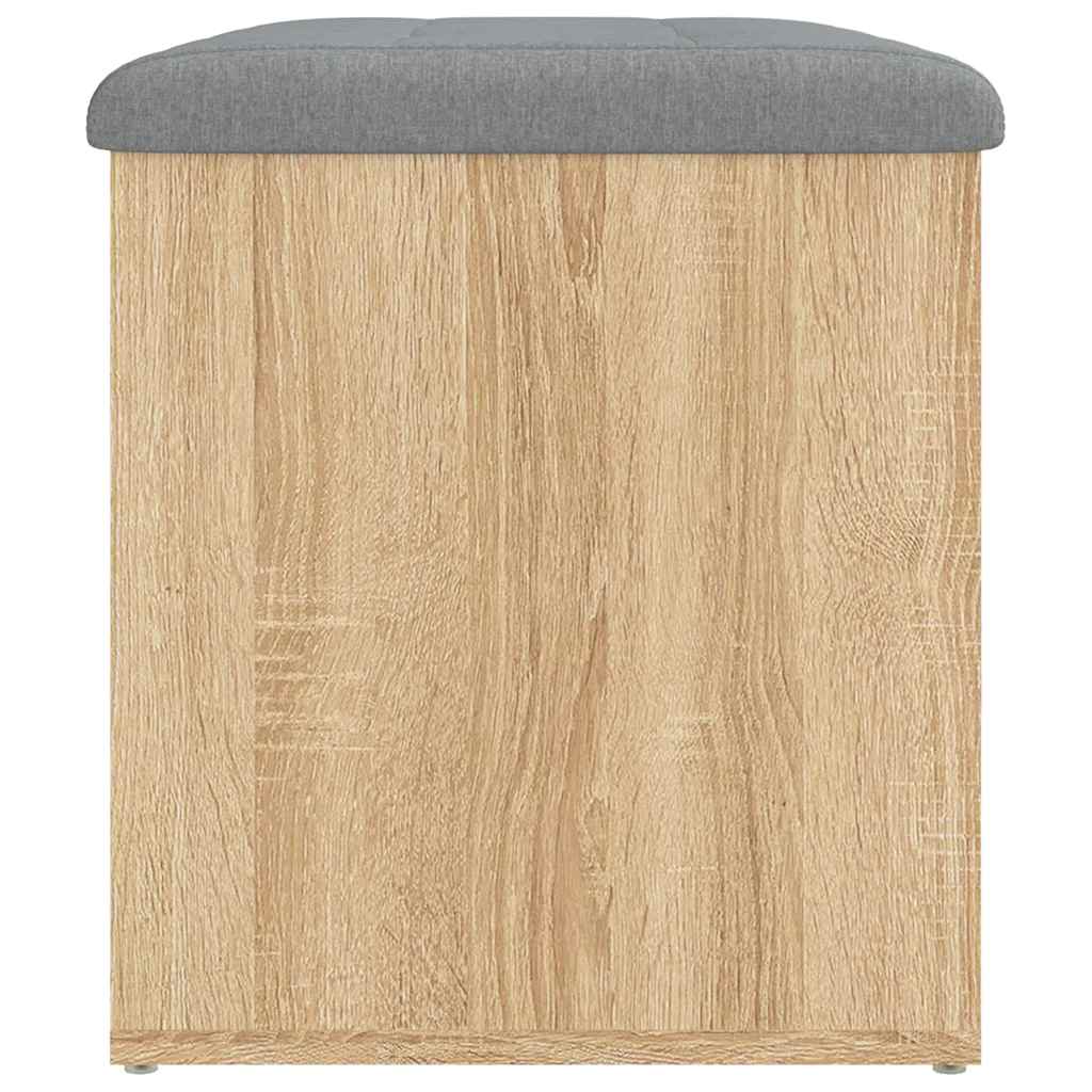 vidaXL Ławka ze schowkiem Sonoma Oak 62x42x45 cm Drewno konstrukcyjne