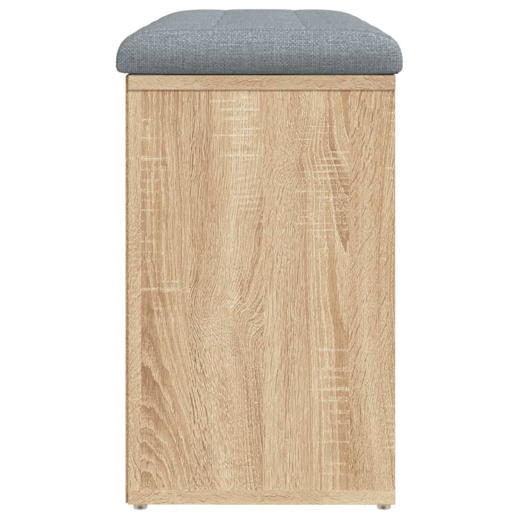 vidaXL Ławka na buty Sonoma Oak 82x32x50 cm Drewno konstrukcyjne