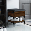 vidaXL Ławka na buty, brązowy dąb, 42x42x45 cm
