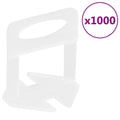 vidaXL Klipsy do poziomowania płytek, 1000 szt., 2 mm