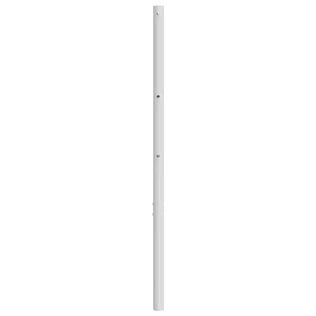 vidaXL Metalowe wymienne wezgłowie, białe, 120 cm