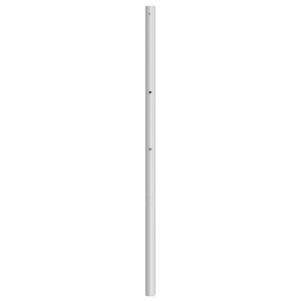 vidaXL Metalowe wymienne wezgłowie, białe, 180 cm