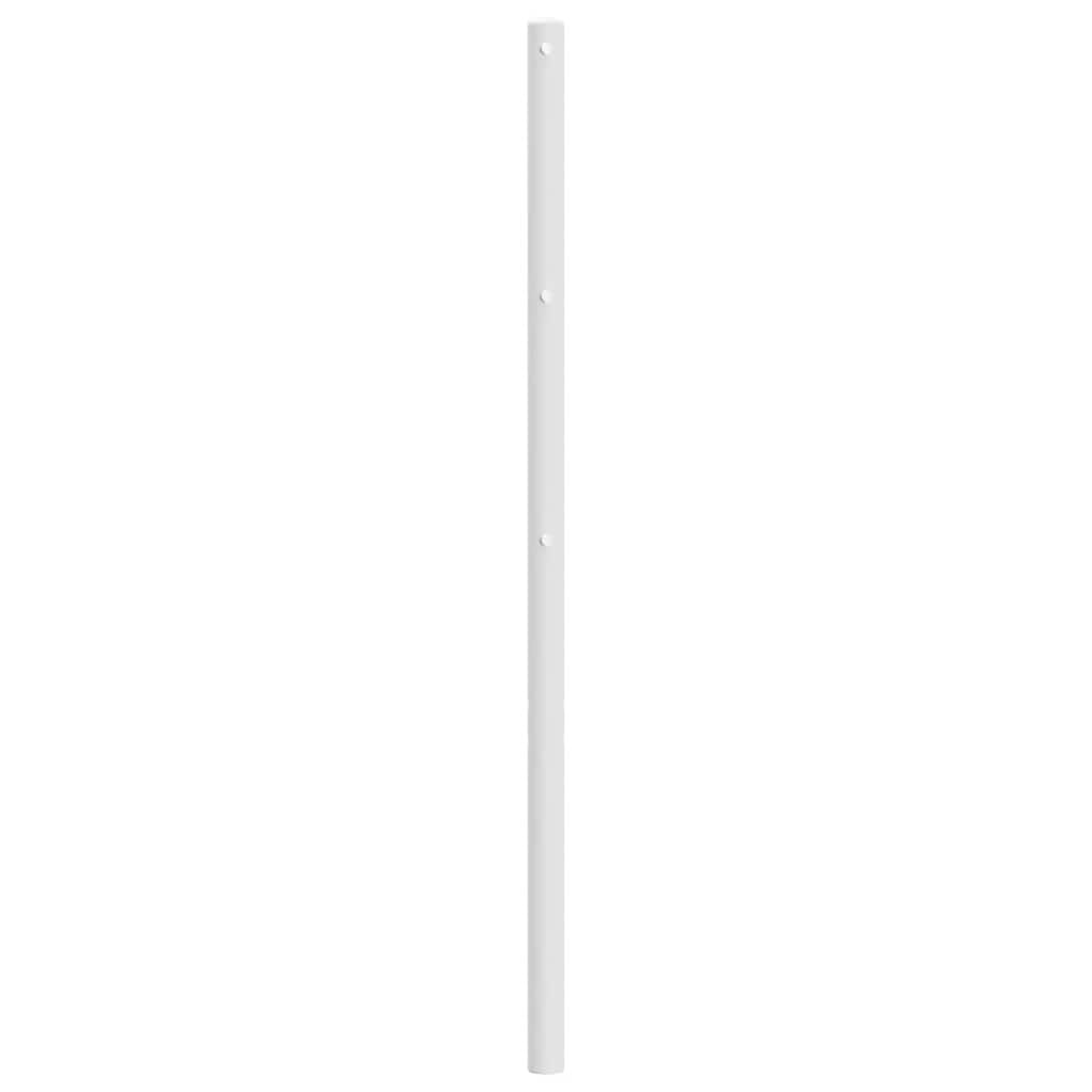 vidaXL Metalowe wymienne wezgłowie, białe, 100 cm