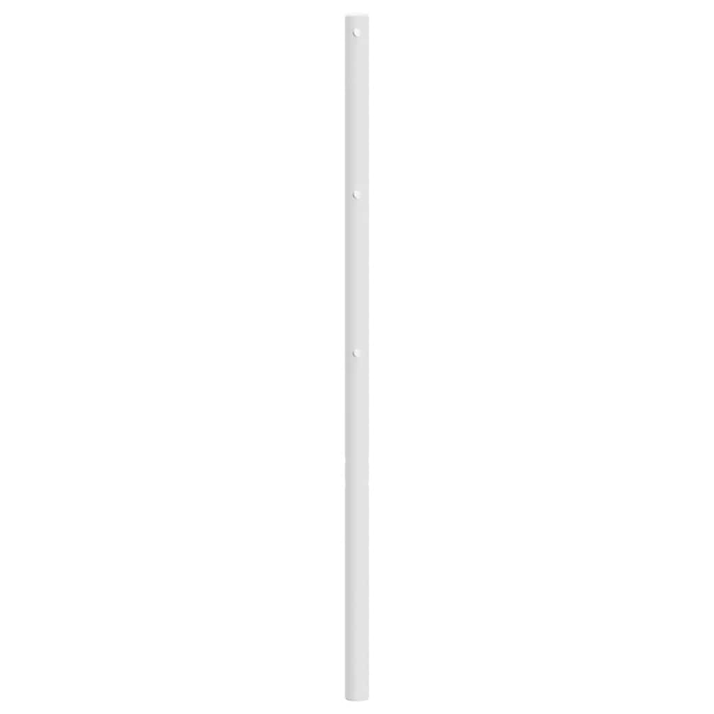 vidaXL Metalowe wymienne wezgłowie, białe, 200 cm