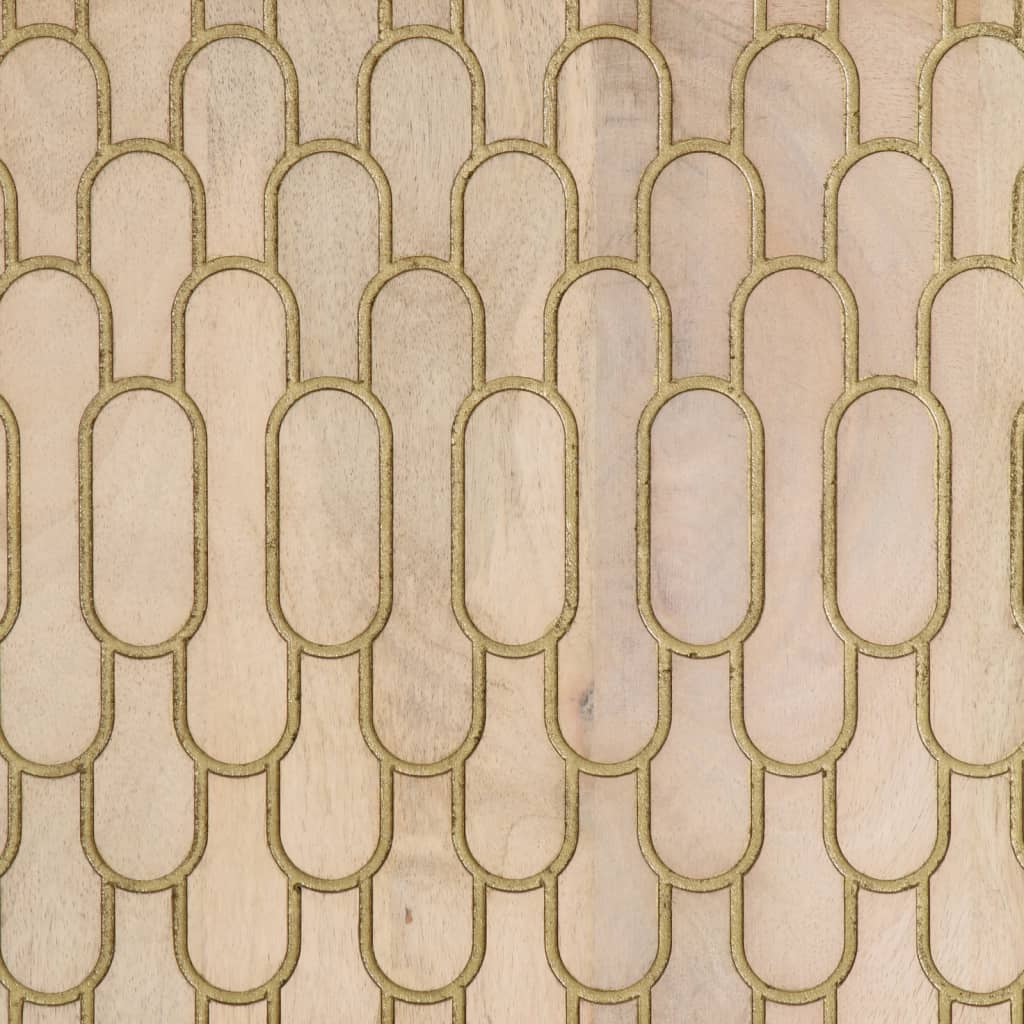 vidaXL Szafki, 3 szt., 60x33x75 cm, lite drewno mango