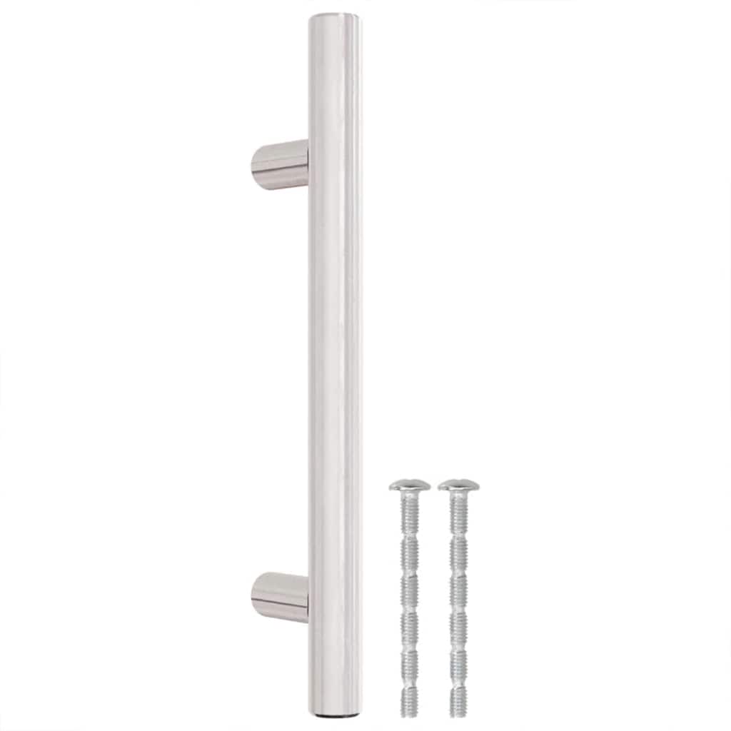 vidaXL Uchwyty do szafek, 10 szt., srebrne, 96 mm, stal nierdzewna