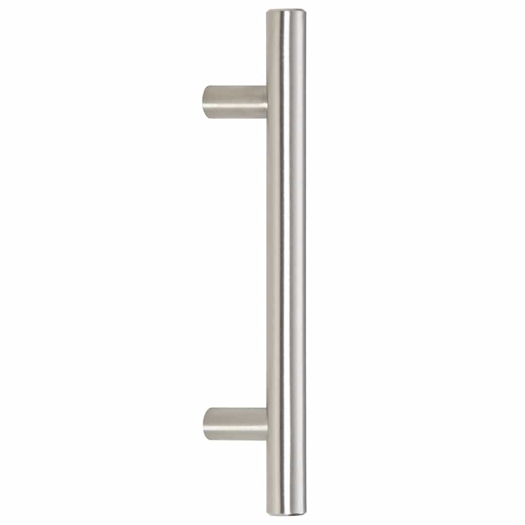 vidaXL Uchwyty do szafek, 10 szt., srebrne, 96 mm, stal nierdzewna