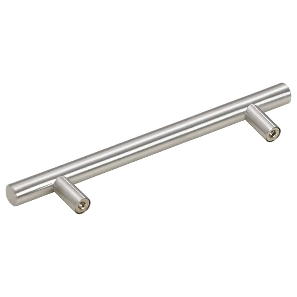 vidaXL Uchwyty do szafek, 10 szt., srebrne, 128 mm, stal nierdzewna