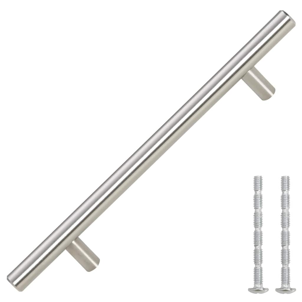 vidaXL Uchwyty do szafek, 10 szt., srebrne, 160 mm, stal nierdzewna