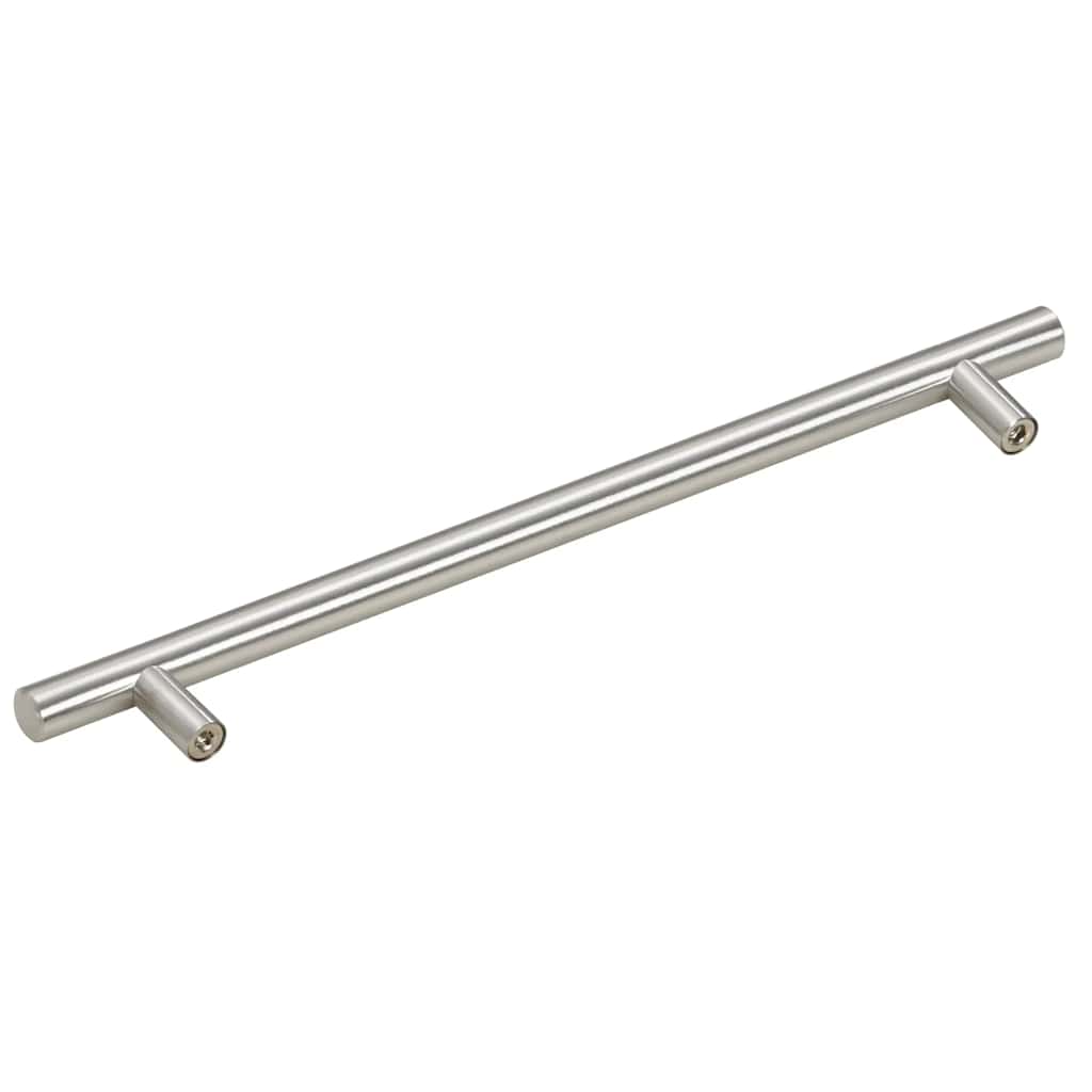vidaXL Uchwyty do szafek, 5 szt., srebrne, 224 mm, stal nierdzewna