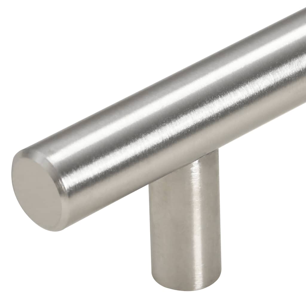 vidaXL Uchwyty do szafek, 5 szt., srebrne, 224 mm, stal nierdzewna