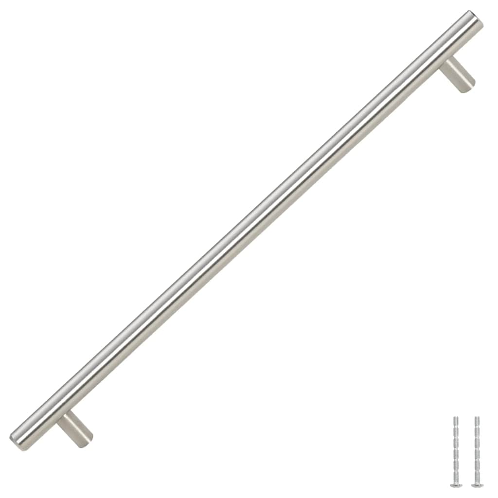vidaXL Uchwyty do szafek, 5 szt., srebrne, 320 mm, stal nierdzewna