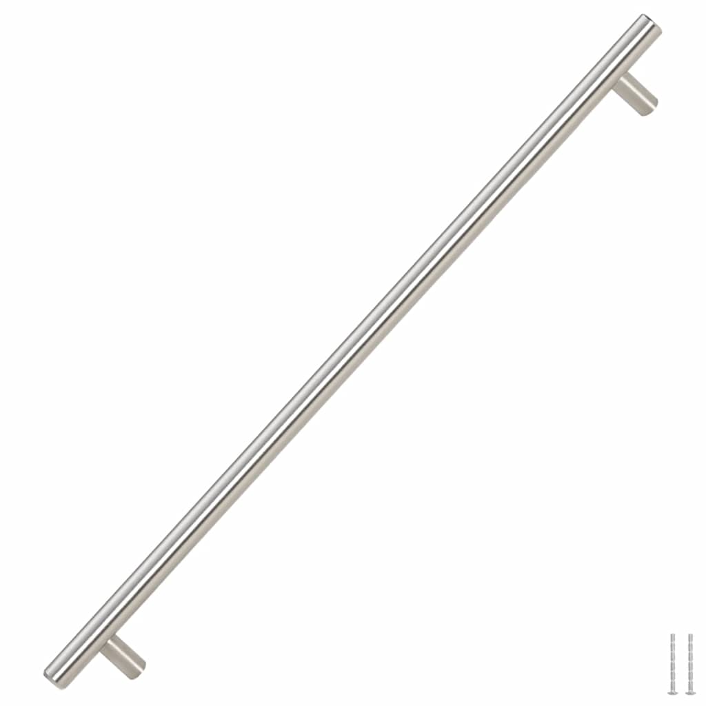 vidaXL Uchwyty do szafek, 5 szt., srebrne, 480 mm, stal nierdzewna
