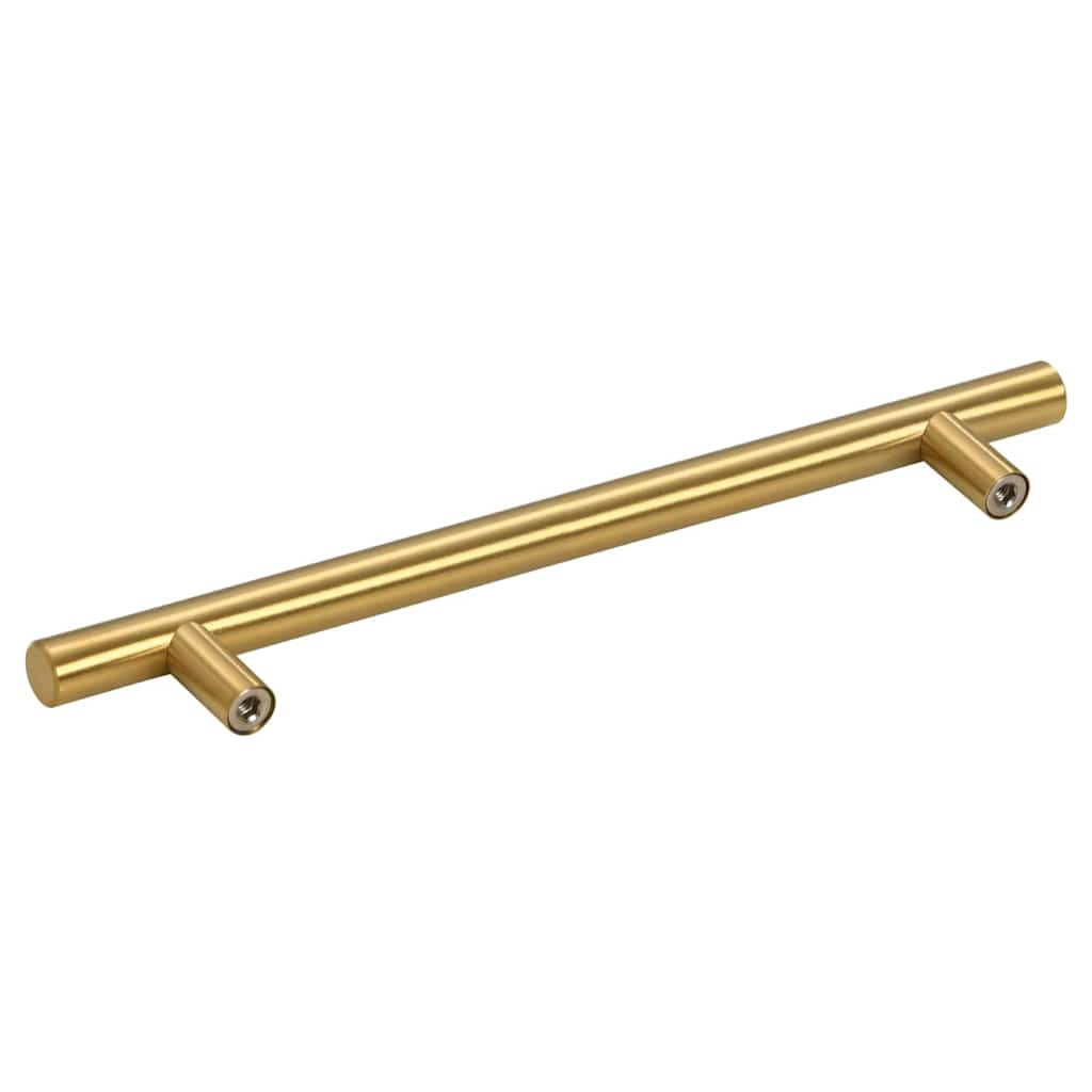 vidaXL Uchwyty do szafek, 10 szt., złote, 160 mm, stal nierdzewna