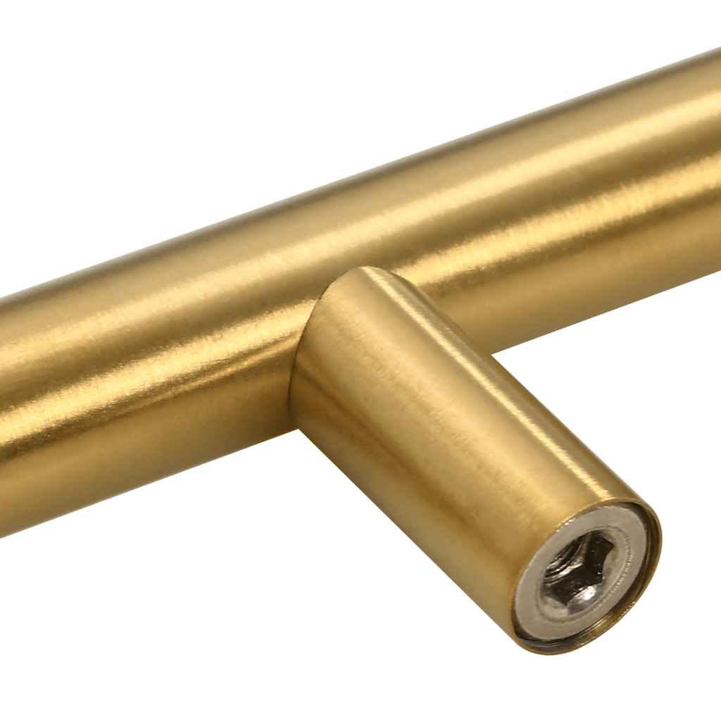 vidaXL Uchwyty do szafek, 5 szt., złote, 192 mm, stal nierdzewna