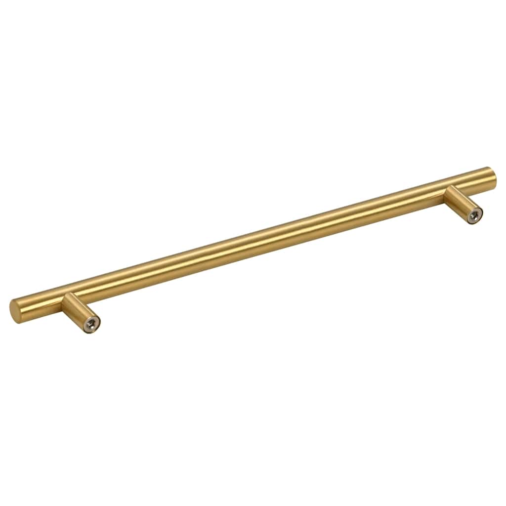 vidaXL Uchwyty do szafek, 5 szt., złote, 224 mm, stal nierdzewna