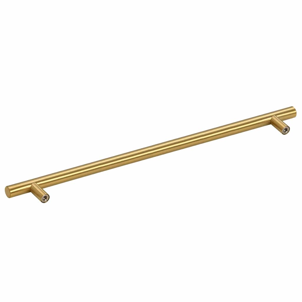 vidaXL Uchwyty do szafek, 5 szt., złote, 480 mm, stal nierdzewna
