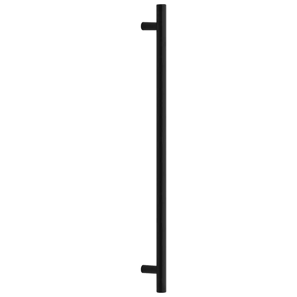 vidaXL Uchwyty do szafek, 5 szt., czarne, 480 mm, stal nierdzewna