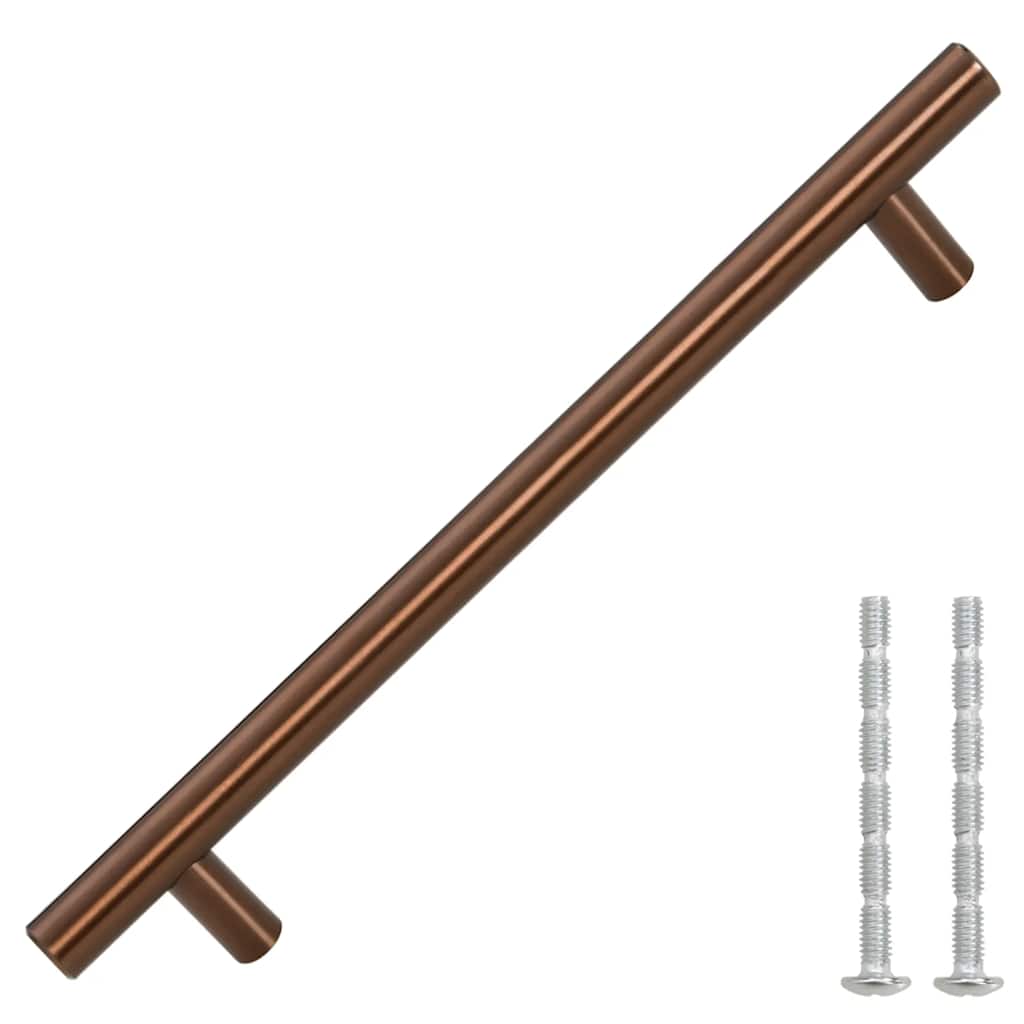vidaXL Uchwyty do szafek, 10 szt., brąz, 160 mm, stal nierdzewna