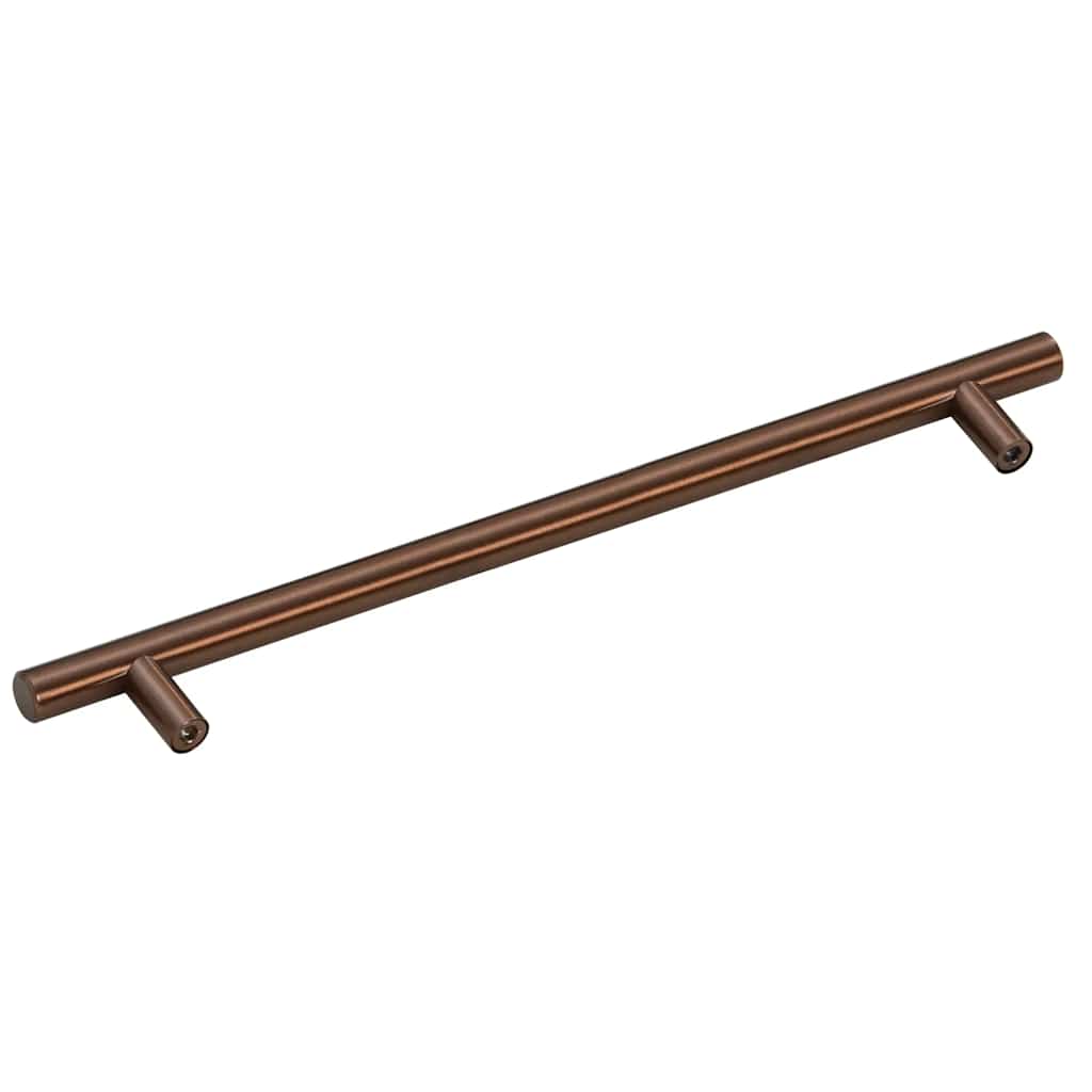 vidaXL Uchwyty do szafek, 5 szt., brąz, 224 mm, stal nierdzewna