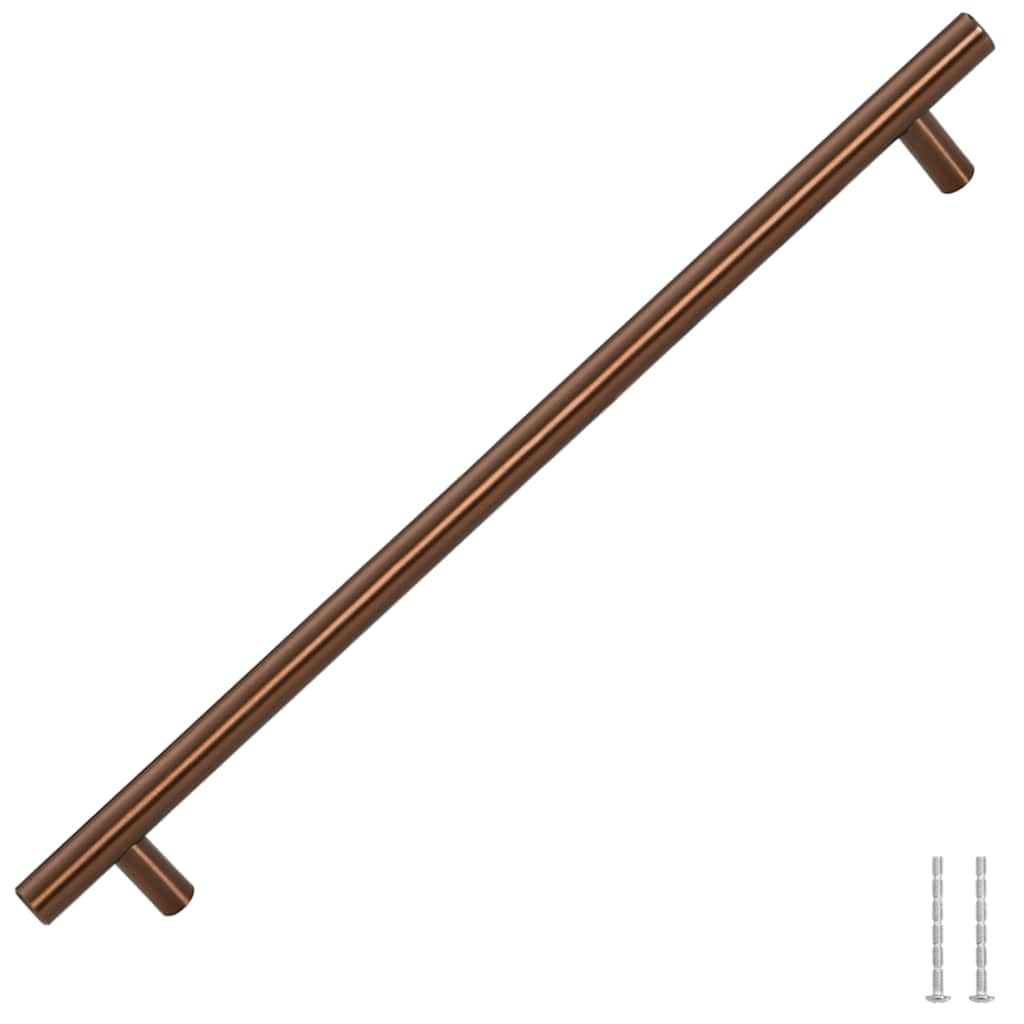 vidaXL Uchwyty do szafek, 5 szt., brąz, 320 mm, stal nierdzewna