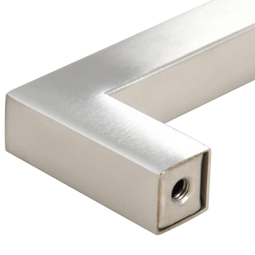 vidaXL Uchwyty do szafek, 10 szt., srebrne, 96 mm, stal nierdzewna