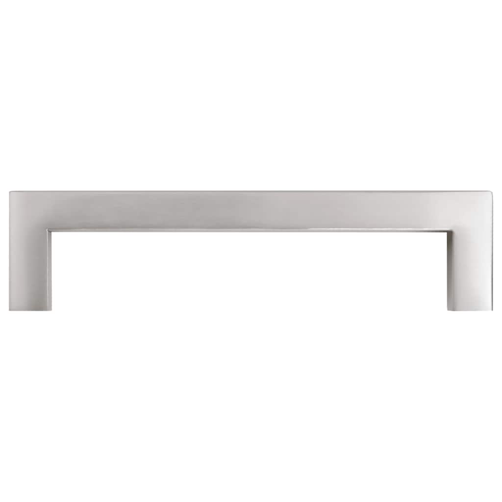 vidaXL Uchwyty do szafek, 10 szt., srebrne, 128 mm, stal nierdzewna