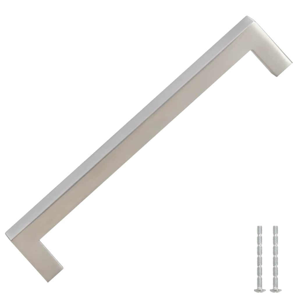 vidaXL Uchwyty do szafek, 10 szt., srebrne, 160 mm, stal nierdzewna