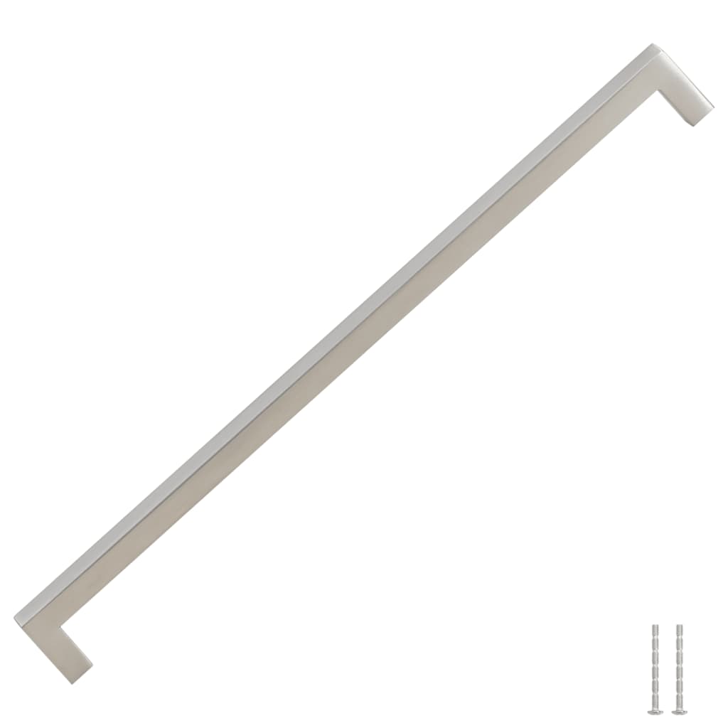vidaXL Uchwyty do szafek, 5 szt., srebrne, 320 mm, stal nierdzewna