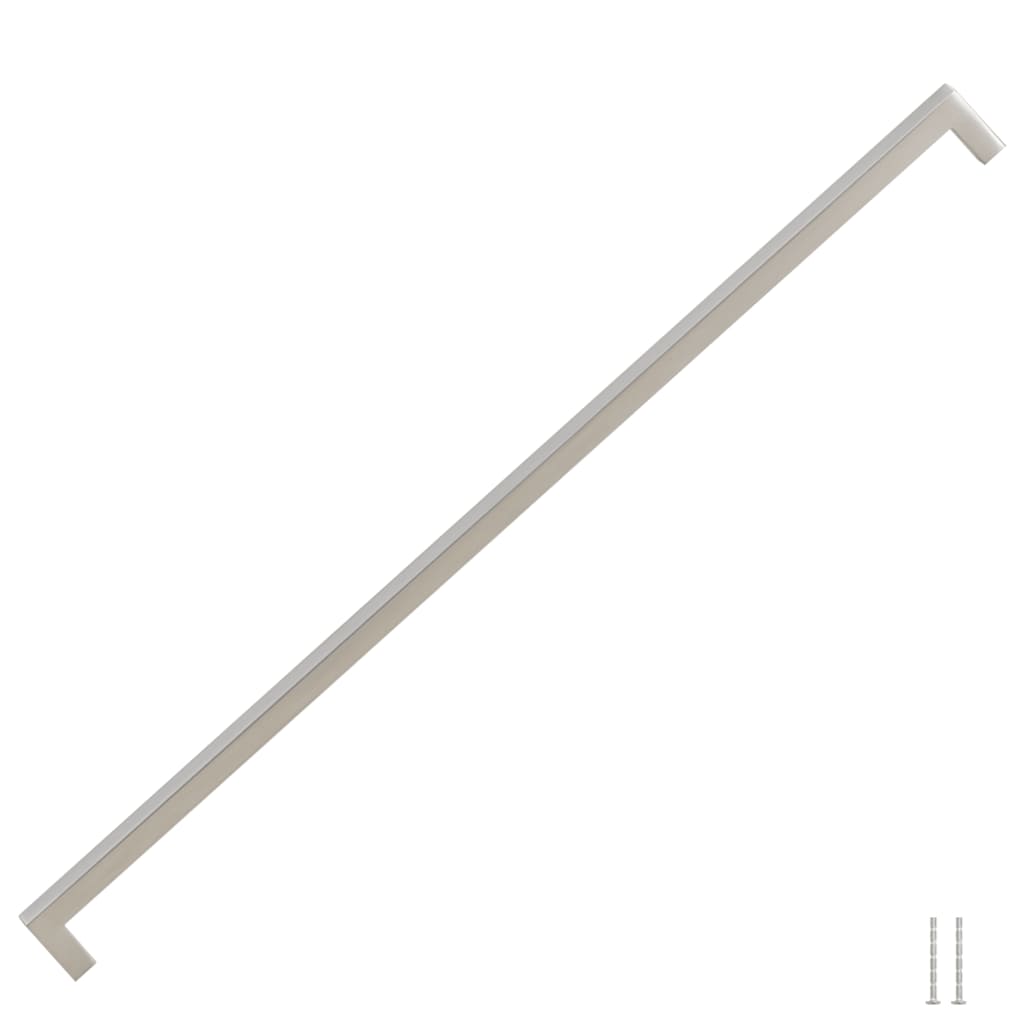 vidaXL Uchwyty do szafek, 5 szt., srebrne, 480 mm, stal nierdzewna