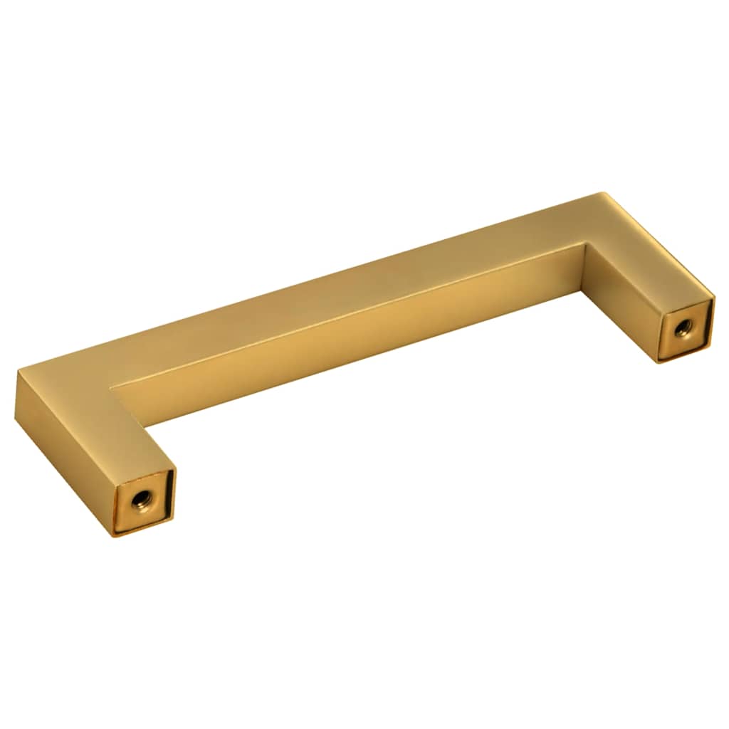vidaXL Uchwyty do szafek, 10 szt., złote, 96 mm, stal nierdzewna