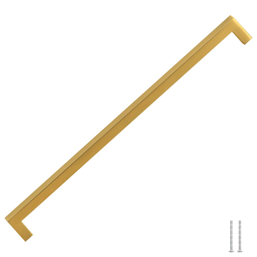 vidaXL Uchwyty do szafek, 5 szt., złote, 320 mm, stal nierdzewna