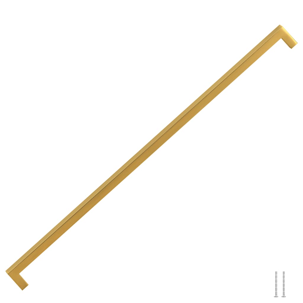 vidaXL Uchwyty do szafek, 5 szt., złote, 480 mm, stal nierdzewna