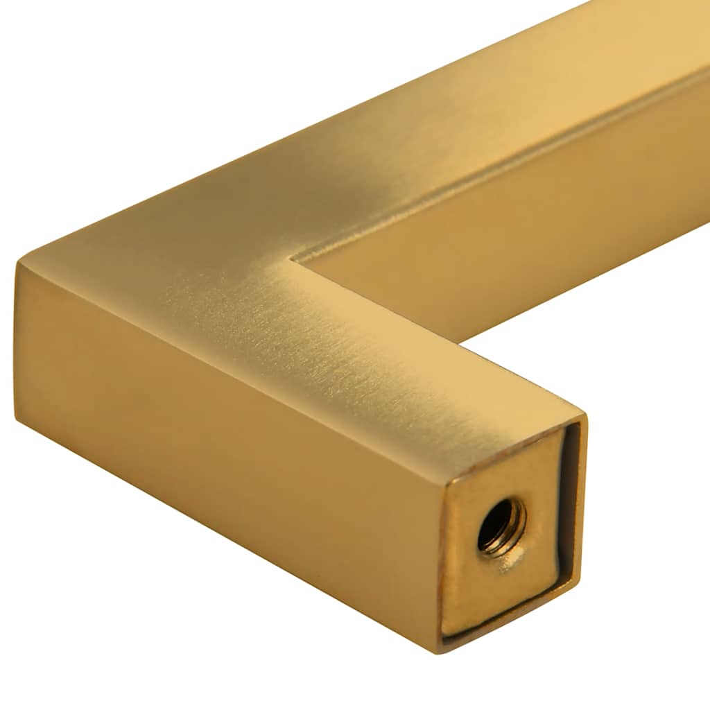 vidaXL Uchwyty do szafek, 5 szt., złote, 480 mm, stal nierdzewna