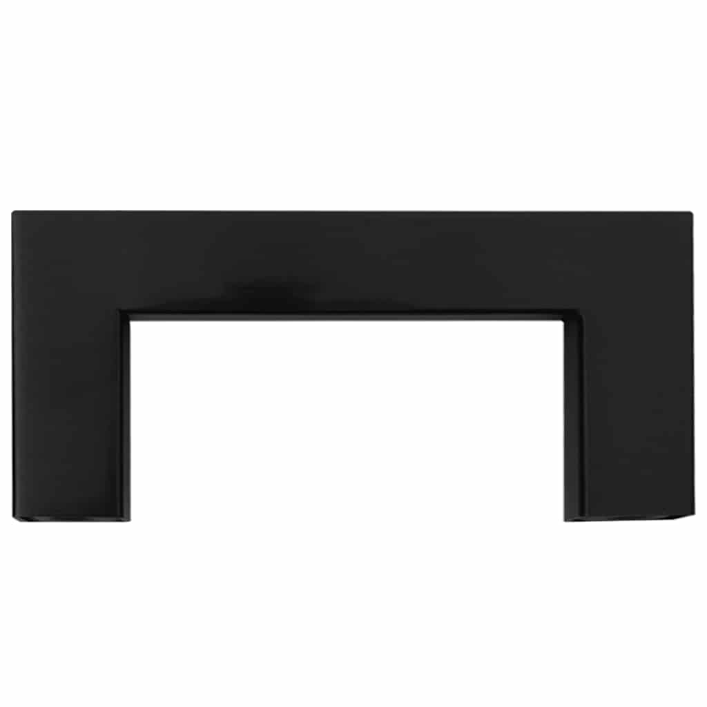vidaXL Uchwyty do szafek, 10 szt., czarne, 64 mm, stal nierdzewna