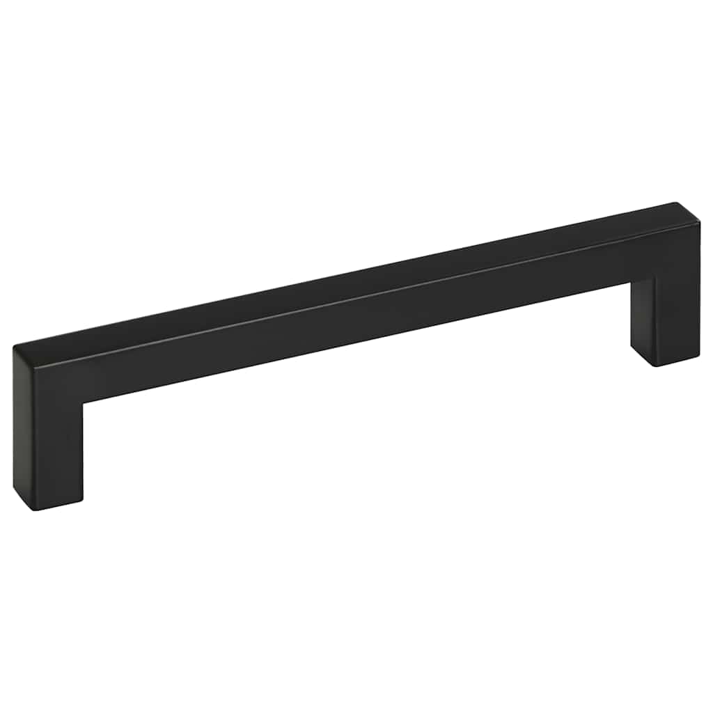vidaXL Uchwyty do szafek, 10 szt., czarne, 160 mm, stal nierdzewna