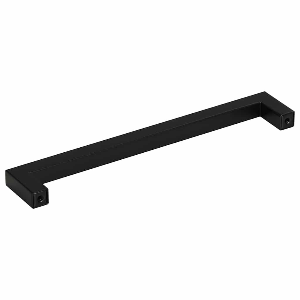 vidaXL Uchwyty do szafek, 5 szt., czarne, 192 mm, stal nierdzewna