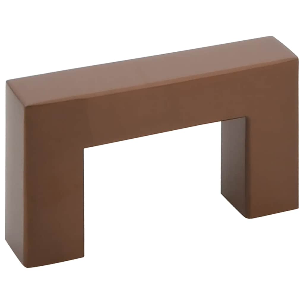 vidaXL Uchwyty do szafek, 10 szt., brąz, 64 mm, stal nierdzewna