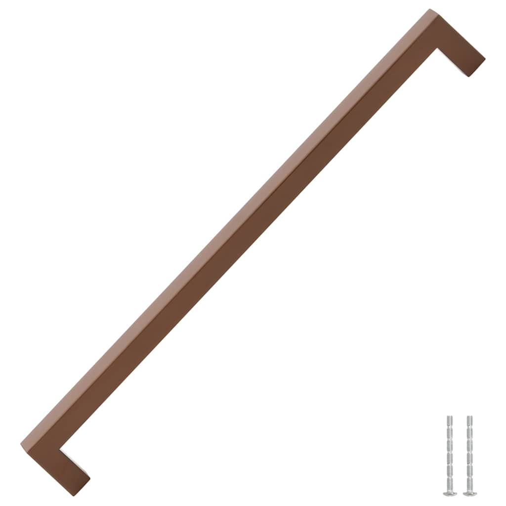 vidaXL Uchwyty do szafek, 5 szt., brąz, 320 mm, stal nierdzewna